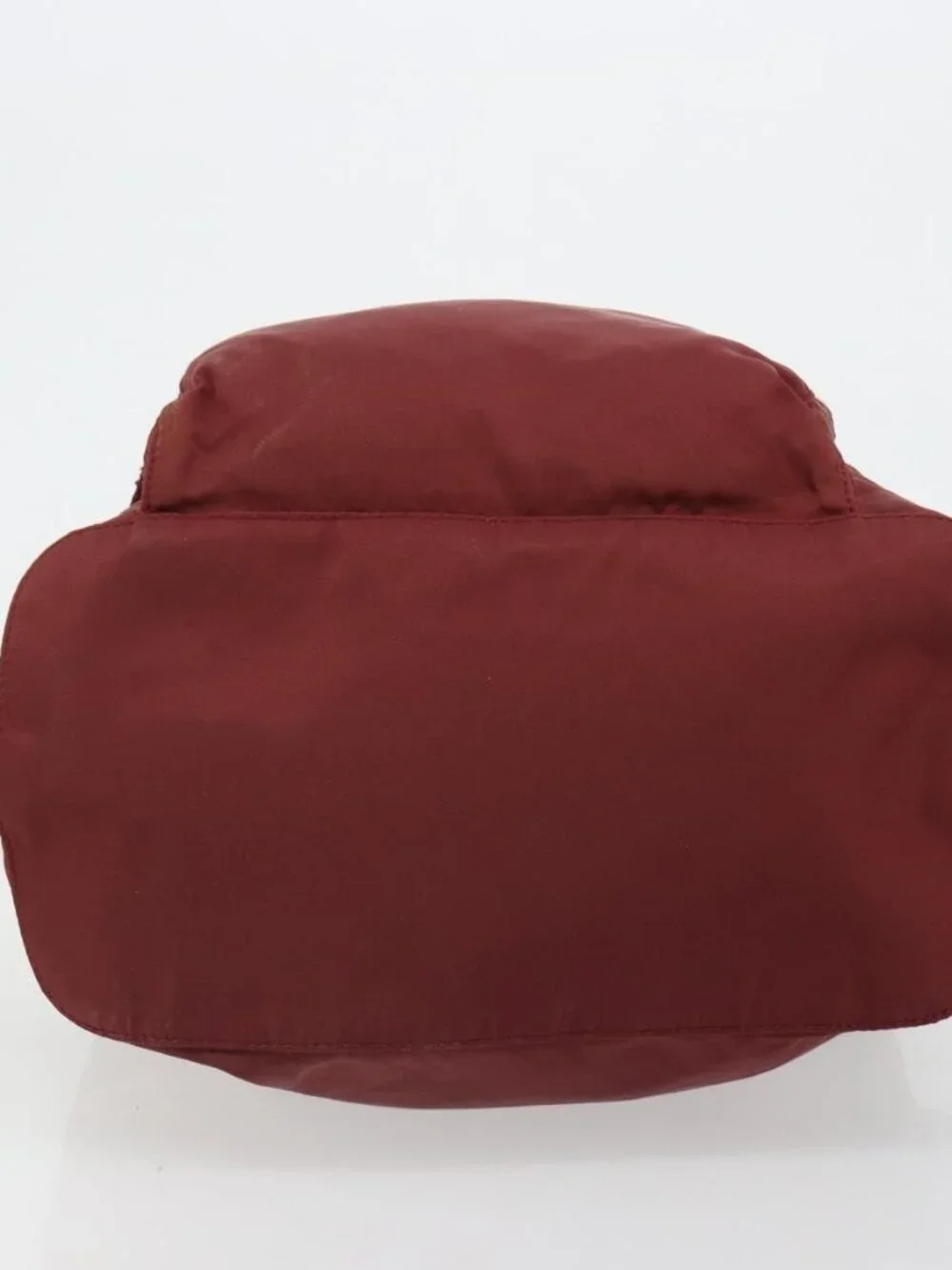 PRADA Backpack Nylon Red Silver Auth ti3983A